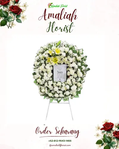 Krans Bunga Duka Cita di Cijulang